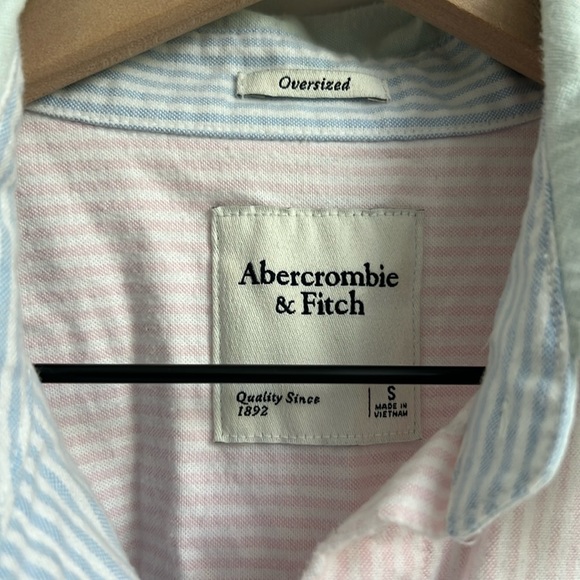 Abercrombie Color Block Button Down Shirt - Picture 3 of 3